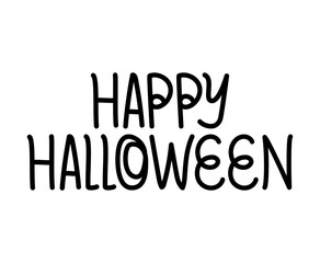 happy halloween letters