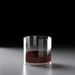 Realistic empty various wineglass for alcohol. Drinks background