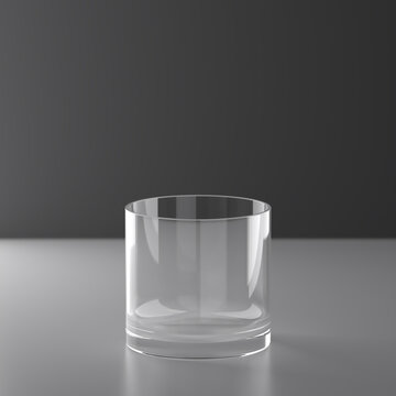 Realistic empty various wineglass for alcohol. Drinks background