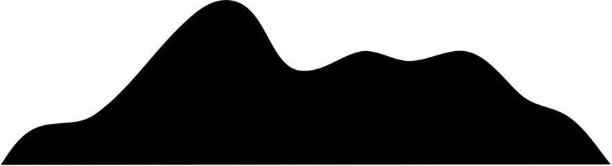 Mountain Silhouette Shape