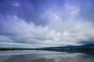 Lake and Beauty Blue Sky 