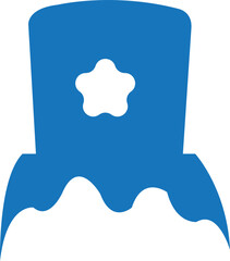 Hat icon, head wear icon, accessories symbol vector