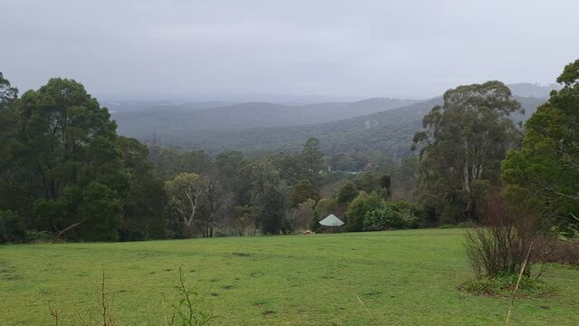 Yarra Ranges National Park is located in the Central Highlands of Australia's southeastern state Victoria, 107 km northeast of Melbourne. Established in 1995 and managed by the statutory authority