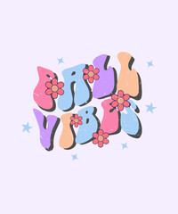 FALL VIBES LETTERING QUOTE FOR T SHIRT DESIGN