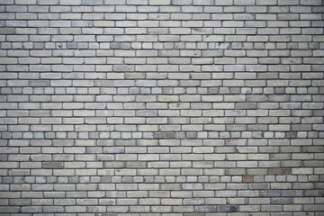facade view of old grunge brick wall background