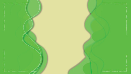 abstract wavy light green colored simple and modern background for companies