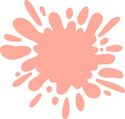 Colorful Splatter Abstract Shape
