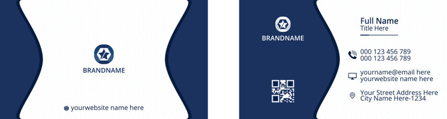 Creative modern professional elegant business card design template