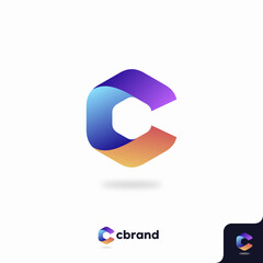 Letter C logo icon design template