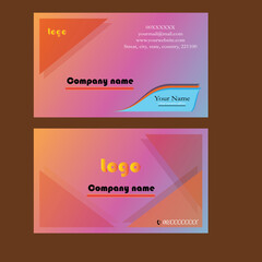 Fototapeta premium Business card template