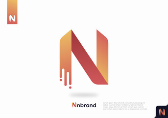 Letter N logo icon design template