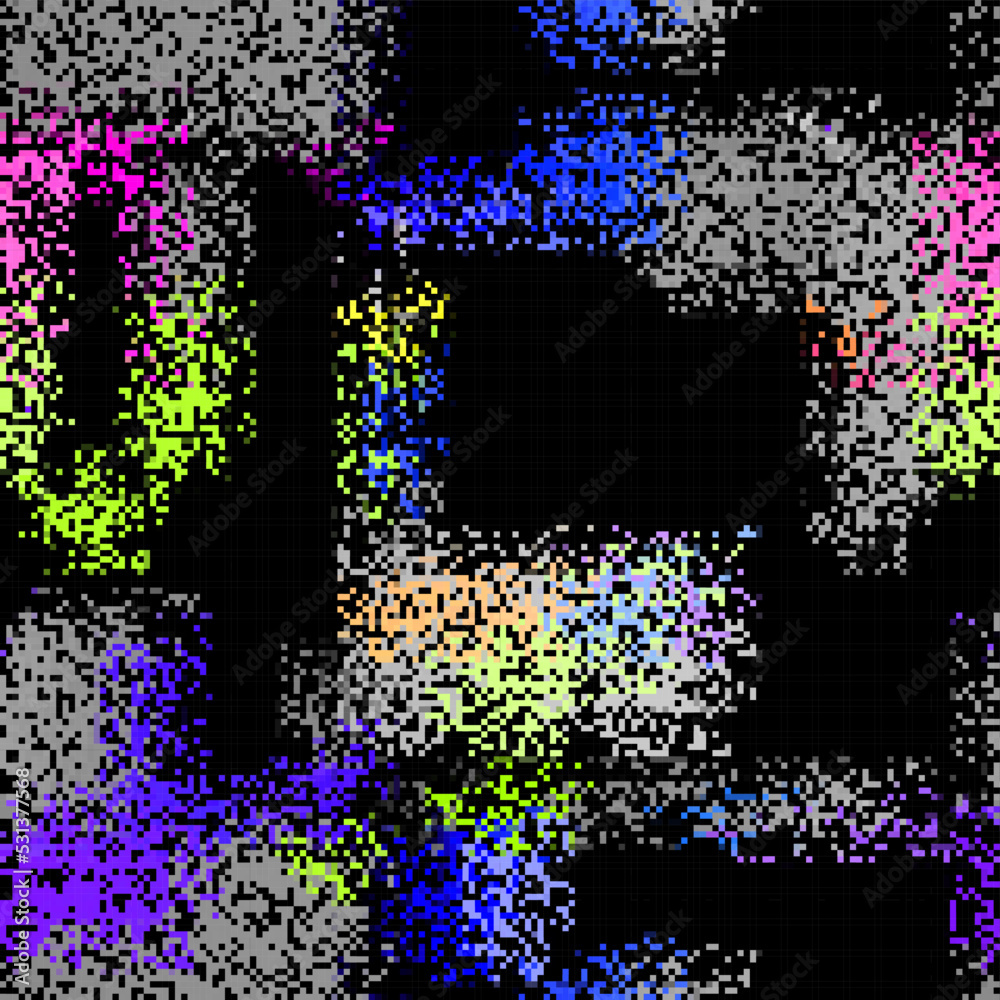 Leinwandbilder Pattern of a random small dots. Seamless image