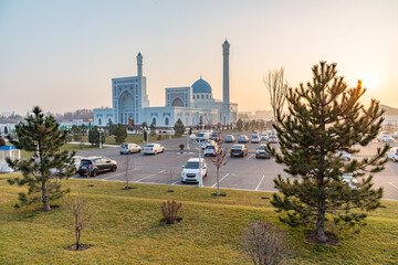 Fototapeta premium Minor mosque (New mosque). Tashkent city, Uzbekistan.