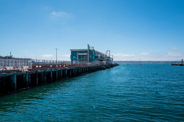 pier in the port
