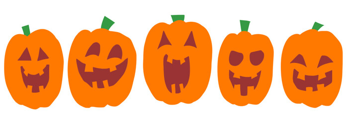 シンプルなジャコランタンのベクターイラストセット