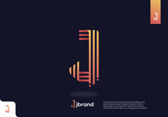 Letter J logo icon design template