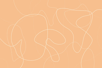 abstract lines on pastel orange background