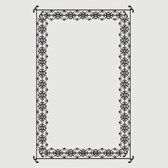 Frame, in the style of an ornament, Vector illustration eps 10, Art.