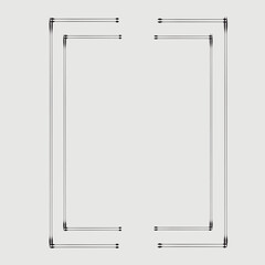 Frame, in the style of an ornament, Vector illustration eps 10, Art.