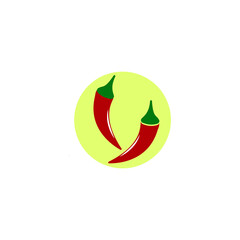 chilli icon ilustration vector