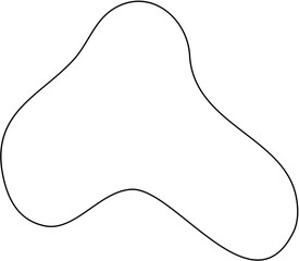 Irregular Line Abstract Shape