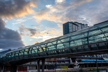Fototapeta premium Außergewöhnliche Architektur in Bremerhaven