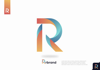 Letter R logo icon design template