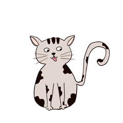 Cute cat cartoon