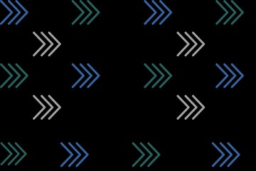 Black abstract background with colorful elements