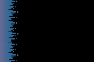 black abstract background with blue and purple elements