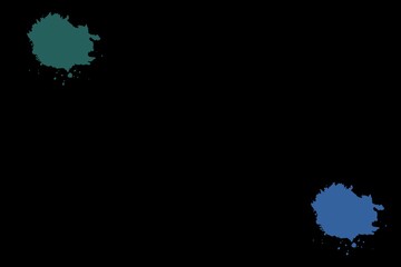 black abstract background with blue and green colored elements