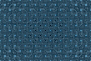 Abstract background with blue square elements pattern