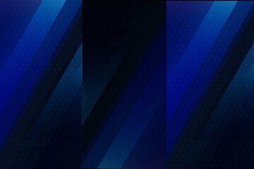Fototapeta premium black abstract background with blue line elements