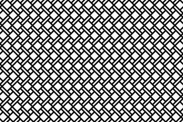 Fototapeta premium abstract background with black and white square stripes pattern