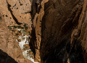 Views on the Caminito del Rey trail, Spain