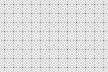 White abstract background with black square lines