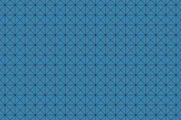 Blue abstract background with black geometric lines