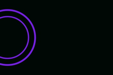 black abstract background with purple circle elements