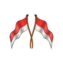 flag indonesian simple prider august 17 happy patriot day celebration state