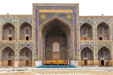 Registan square. Samarkand city, Uzbekistan.