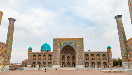 Obraz premium Registan square. Samarkand city, Uzbekistan.