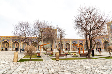 Obraz premium Registan square. Samarkand city, Uzbekistan.