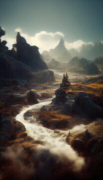 Mythical Fantasy Landscape
