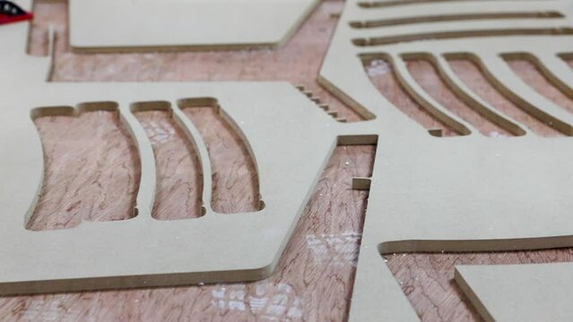 CNC wood cutting by design and programming