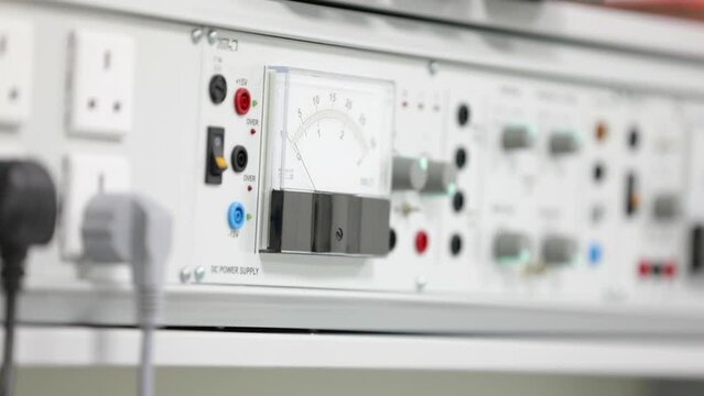 control panel of the supply