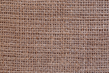 close up of burlap texture