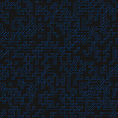 Implementation of Edward Zajec’s “Il Cubo” from 1971. Essentially a Truchet tile set of 8 tiles and rules for placement art illustration