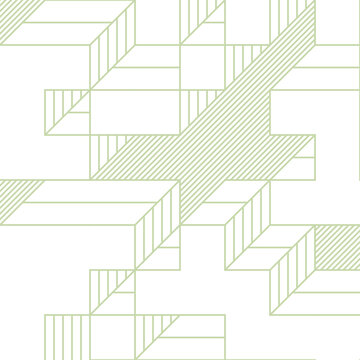 Implementation of Edward Zajec&rsquo;s &ldquo;Il Cubo&rdquo; from 1971. Essentially a Truchet tile set of 8 tiles and rules for placement art illustration