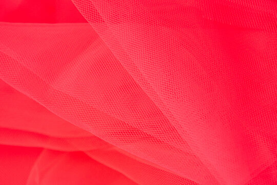 neon orange tulle for sewing