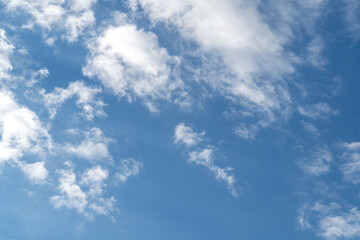 blue sky with clouds